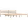 Solid pine wood bed frame 180x200 cm by vidaXL, Beds and slatted bases - Ref: Foro24-810445, Price: 118,92 €, Discount: %