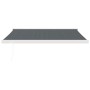 Toldo retráctil aluminio y tela gris antracita 3,5x2,5 m de vidaXL, Toldos - Ref: Foro24-3154537, Precio: 473,58 €, Descuento: %