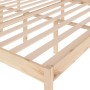 Bed for seniors solid pine wood 180x200 cm by vidaXL, Beds and slatted bases - Ref: Foro24-810629, Price: 98,14 €, Discount: %