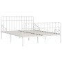 Estructura de cama con somier metal blanco 200x200 cm de vidaXL, Camas y somieres - Ref: Foro24-284607, Precio: 134,73 €, Des...