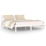 Estructura de cama madera maciza de pino blanco 160x200 cm de vidaXL, Camas y somieres - Ref: Foro24-810441, Precio: 103,39 €...