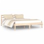 Solid pine wood bed frame 160x200 cm by vidaXL, Beds and slatted bases - Ref: Foro24-810440, Price: 103,83 €, Discount: %