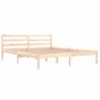 Estructura de cama de madera maciza de pino 160x200 cm de vidaXL, Camas y somieres - Ref: Foro24-810440, Precio: 104,98 €, De...