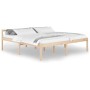 Bed for seniors solid pine wood 200x200 cm by vidaXL, Beds and slatted bases - Ref: Foro24-810634, Price: 126,71 €, Discount: %