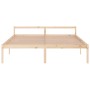 Bed for seniors solid pine wood 200x200 cm by vidaXL, Beds and slatted bases - Ref: Foro24-810634, Price: 126,71 €, Discount: %