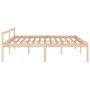 Bed for seniors solid pine wood 200x200 cm by vidaXL, Beds and slatted bases - Ref: Foro24-810634, Price: 126,71 €, Discount: %