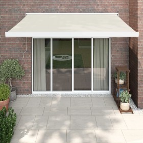 Aluminum and cream fabric retractable awning 3x2.5 m by vidaXL, Awnings - Ref: Foro24-3154526, Price: 427,05 €, Discount: %