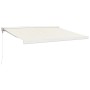 Toldo retráctil aluminio y tela color crema 3x2,5 m de vidaXL, Toldos - Ref: Foro24-3154526, Precio: 427,05 €, Descuento: %