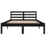 Sofá cama madera maciza de pino negro 120x200 cm de vidaXL, Camas y somieres - Ref: Foro24-810429, Precio: 117,99 €, Descuent...