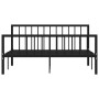 Estructura de cama de metal negro 160x200 cm de vidaXL, Camas y somieres - Ref: Foro24-284572, Precio: 169,52 €, Descuento: %