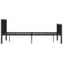 Estructura de cama de metal negro 160x200 cm de vidaXL, Camas y somieres - Ref: Foro24-284572, Precio: 169,52 €, Descuento: %