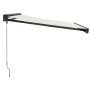 Aluminum and cream fabric retractable awning 3x2.5 m by vidaXL, Awnings - Ref: Foro24-3154551, Price: 476,66 €, Discount: %