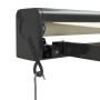 Aluminum and cream fabric retractable awning 3x2.5 m by vidaXL, Awnings - Ref: Foro24-3154551, Price: 476,66 €, Discount: %