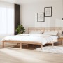 Estructura de cama de madera maciza de pino 200x200 cm de vidaXL, Camas y somieres - Ref: Foro24-3100609, Precio: 121,63 €, D...