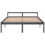 Cama para personas mayores madera maciza de pino gris 180x200cm de vidaXL, Camas y somieres - Ref: Foro24-810631, Precio: 119...