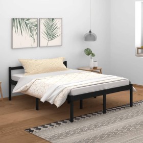 Bed for seniors solid pine wood 150x200 cm by vidaXL, Beds and slatted bases - Ref: Foro24-810623, Price: 121,99 €, Discount: %