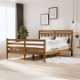 Estructura de cama madera maciza marrón miel 160x200 cm de vidaXL, Camas y somieres - Ref: Foro24-3100667, Precio: 167,99 €, ...