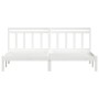 Estructura de cama madera maciza de pino blanco 200x200 cm de vidaXL, Camas y somieres - Ref: Foro24-3100610, Precio: 131,76 ...