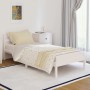 Estructura de cama madera maciza de pino blanco 90x200 cm de vidaXL, Camas y somieres - Ref: Foro24-810416, Precio: 75,09 €, ...