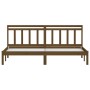 Honey brown solid pine wood bed frame 160x200 cm by vidaXL, Beds and slatted bases - Ref: Foro24-3100602, Price: 166,70 €, Di...