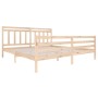 Estructura de cama de madera maciza 200x200 cm de vidaXL, Camas y somieres - Ref: Foro24-3100674, Precio: 137,07 €, Descuento: %