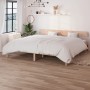 Solid pine wood bed frame 200x200 cm by vidaXL, Beds and slatted bases - Ref: Foro24-810167, Price: 106,75 €, Discount: %