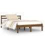 Solid pine wood sofa bed honey brown 120x200 cm by vidaXL, Beds and slatted bases - Ref: Foro24-810428, Price: 100,41 €, Disc...