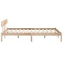 Estructura de cama madera maciza de pino 200x200 cm de vidaXL, Camas y somieres - Ref: Foro24-810167, Precio: 106,75 €, Descu...