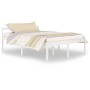 Cama para personas mayores madera maciza pino blanca 140x200 cm de vidaXL, Camas y somieres - Ref: Foro24-810615, Precio: 104...