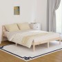 Estructura de cama madera maciza de pino 140x200 cm de vidaXL, Camas y somieres - Ref: Foro24-810430, Precio: 91,10 €, Descue...