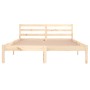 Estructura de cama madera maciza de pino 140x200 cm de vidaXL, Camas y somieres - Ref: Foro24-810430, Precio: 91,10 €, Descue...