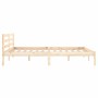 Estructura de cama madera maciza de pino 140x200 cm de vidaXL, Camas y somieres - Ref: Foro24-810430, Precio: 91,10 €, Descue...