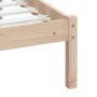 Estructura de cama madera maciza de pino 100x200 cm de vidaXL, Camas y somieres - Ref: Foro24-3100579, Precio: 94,13 €, Descu...