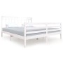 Estructura de cama madera maciza blanca super king 180x200cm de vidaXL, Camas y somieres - Ref: Foro24-3100670, Precio: 162,9...