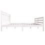 Estructura de cama madera maciza blanca super king 180x200cm de vidaXL, Camas y somieres - Ref: Foro24-3100670, Precio: 162,9...