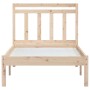 Estructura de cama de madera maciza de pino 90x200 cm de vidaXL, Camas y somieres - Ref: Foro24-3100574, Precio: 82,39 €, Des...