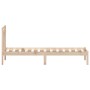 Solid pine wood bed frame 90x200 cm by vidaXL, Beds and slatted bases - Ref: Foro24-3100574, Price: 82,39 €, Discount: %