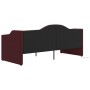 Sofá cama USB tela morada 90x200 cm de vidaXL, Camas y somieres - Ref: Foro24-337190, Precio: 216,49 €, Descuento: %