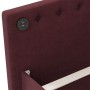 Sofá cama USB tela morada 90x200 cm de vidaXL, Camas y somieres - Ref: Foro24-337190, Precio: 216,49 €, Descuento: %