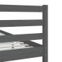 Estructura de cama madera maciza gris 120x200 cm de vidaXL, Camas y somieres - Ref: Foro24-3101085, Precio: 168,99 €, Descuen...