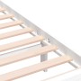 White solid wood bed frame 120x200 cm by vidaXL, Beds and slatted bases - Ref: Foro24-3100954, Price: 131,37 €, Discount: %