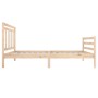 Estructura de cama madera maciza 90x200 cm de vidaXL, Camas y somieres - Ref: Foro24-3100639, Precio: 93,86 €, Descuento: %