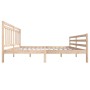 Super king solid wood bed frame 180x200 cm by vidaXL, Beds and slatted bases - Ref: Foro24-3100669, Price: 145,99 €, Discount: %