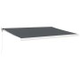 Toldo retráctil aluminio y tela gris antracita 4,5x3 m de vidaXL, Toldos - Ref: Foro24-3154539, Precio: 653,04 €, Descuento: %