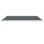 Toldo retráctil aluminio y tela gris antracita 4,5x3 m de vidaXL, Toldos - Ref: Foro24-3154539, Precio: 653,04 €, Descuento: %