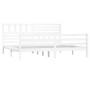 Estructura de cama madera maciza blanco 200x200 cm de vidaXL, Camas y somieres - Ref: Foro24-3101109, Precio: 174,53 €, Descu...