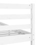 White solid wood bed frame 200x200 cm by vidaXL, Beds and slatted bases - Ref: Foro24-3101109, Price: 174,53 €, Discount: %