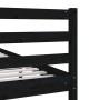 Estructura cama madera maciza individual negro 75x190 cm de vidaXL, Camas y somieres - Ref: Foro24-3101052, Precio: 108,09 €,...