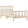 Estructura de cama madera maciza 90x200 cm de vidaXL, Camas y somieres - Ref: Foro24-3101138, Precio: 100,22 €, Descuento: %