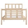 Estructura de cama madera maciza 90x200 cm de vidaXL, Camas y somieres - Ref: Foro24-3101138, Precio: 100,22 €, Descuento: %